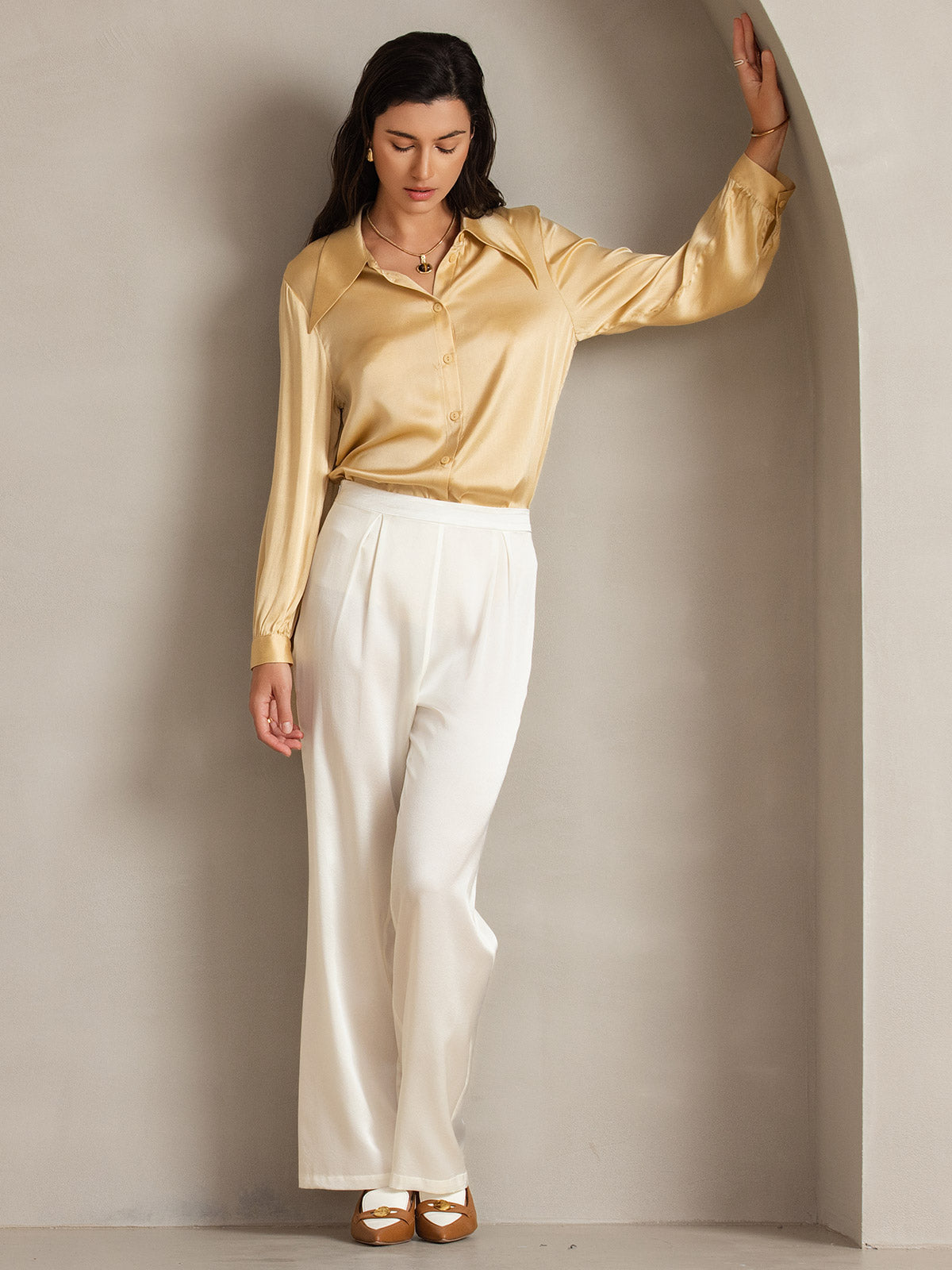 Rosstef Silk Classic Günübirlik Giyim Shirtsı