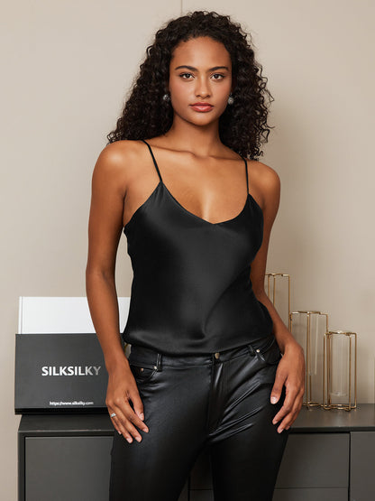 Rosstef 100% Mulberry Silk Spaghetti Strap Camisole