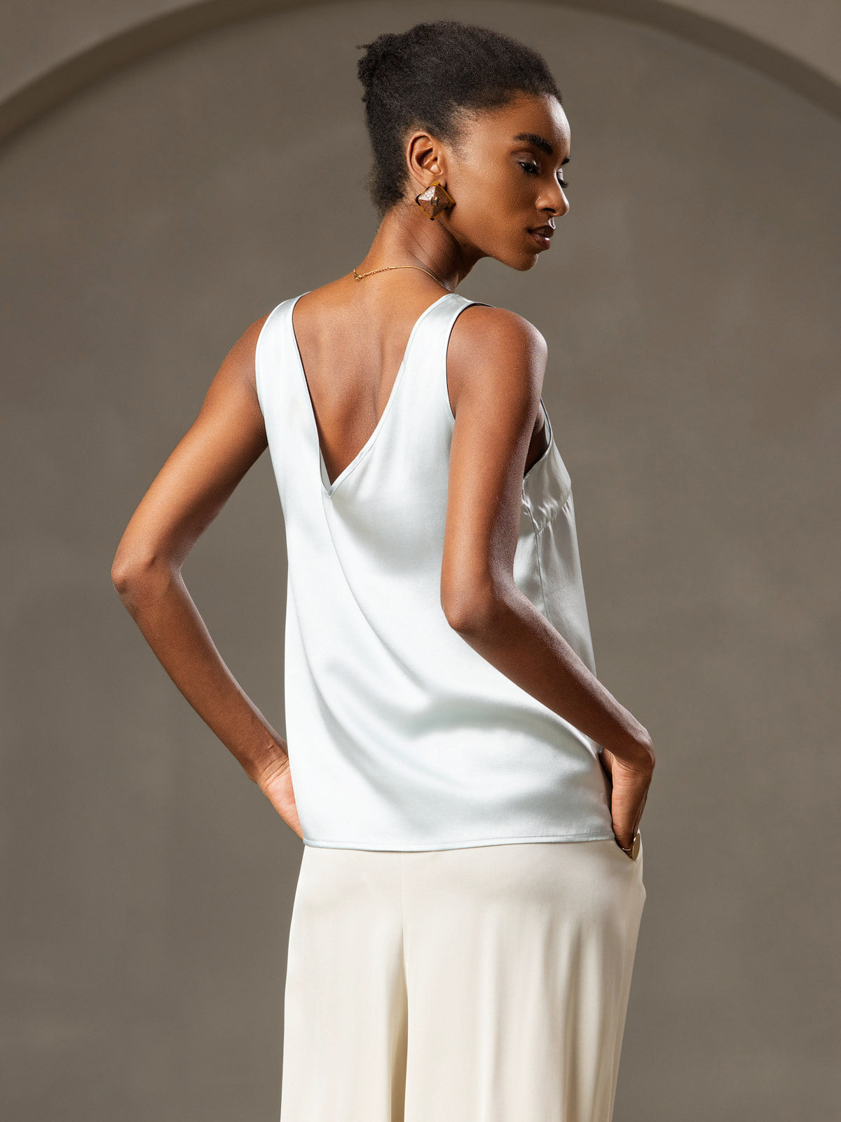 Rosstef Silkless V-Neck Tank Top