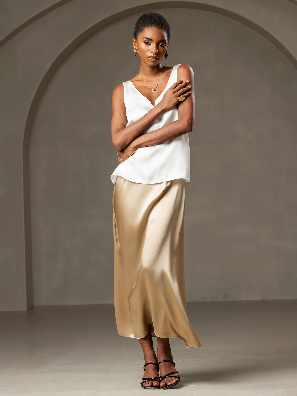 Rosstef Silkless V-Neck Tank Top