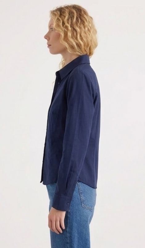 Marine Slim-Fit Poplin Gömlek