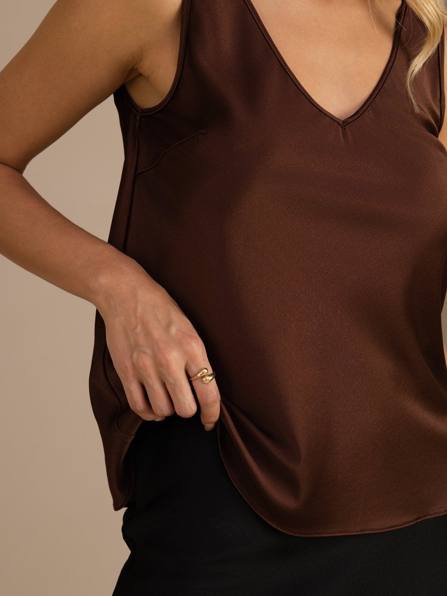 Rosstef Silkless V-Neck Tank Top