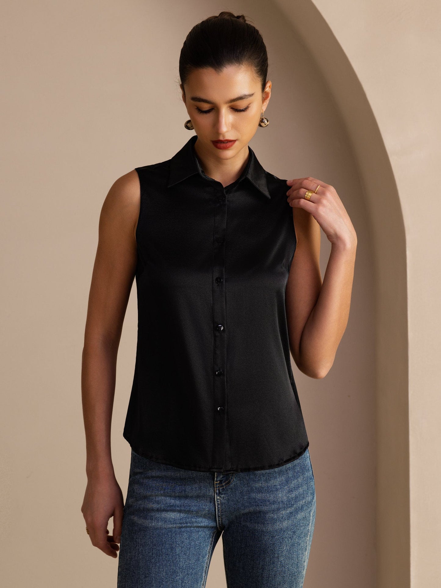 Rosstef Silk Sleevelsiz Çıkar Kollu Kadın Elbisesi