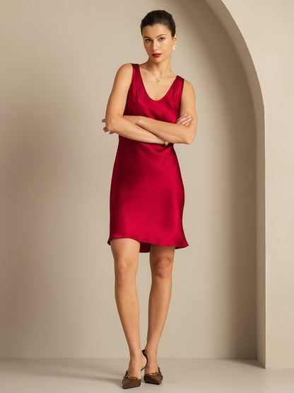 Rosstef 100% Mulberry Silk Kısa Etiketli Short Dress