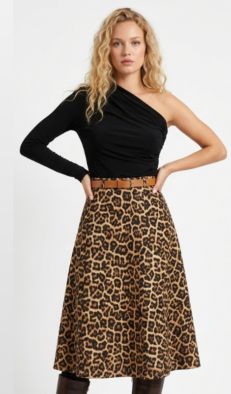 Diva Asimetrik Tek Omuz Bluz