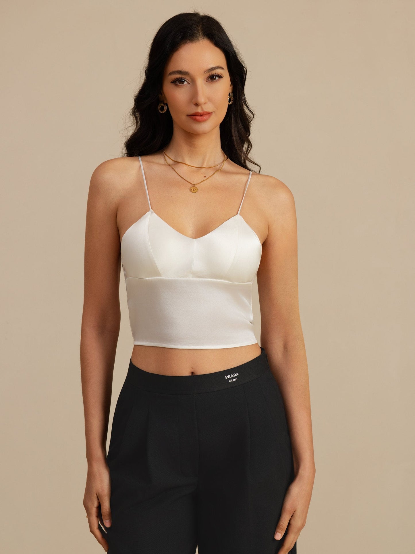 Rosstef Silk Crop Top: Güçlü ve Çıkarıcı V-Kol Çamaşır