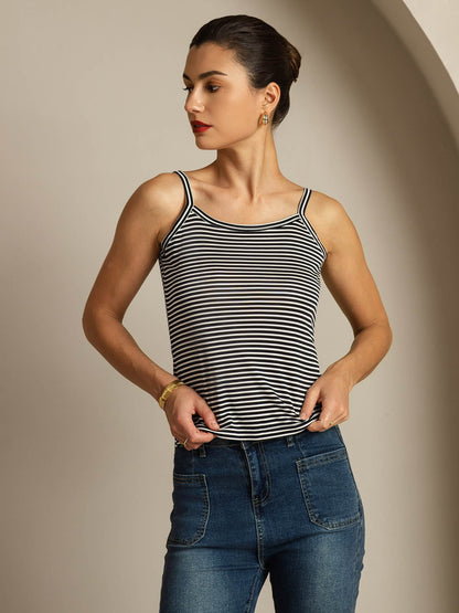 Rosstef Çift Cebeli Süt Kumaş Tank Top