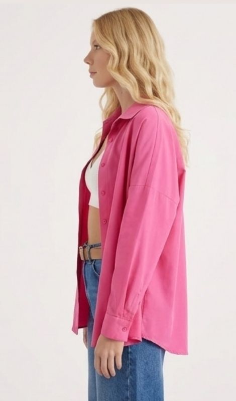 Cloudy Oversize Poplin Gömlek