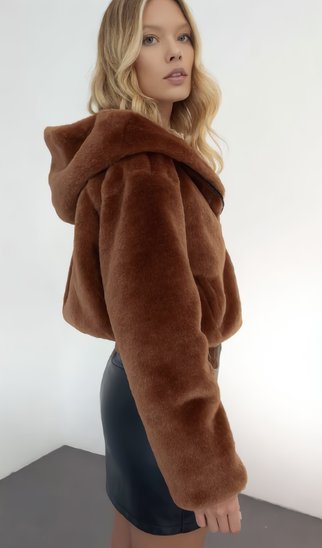 Midnight Rocker Peluş Ceket