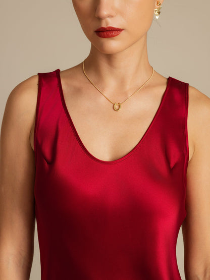 Rosstef 100% Mulberry Silk Kısa Etiketli Short Dress