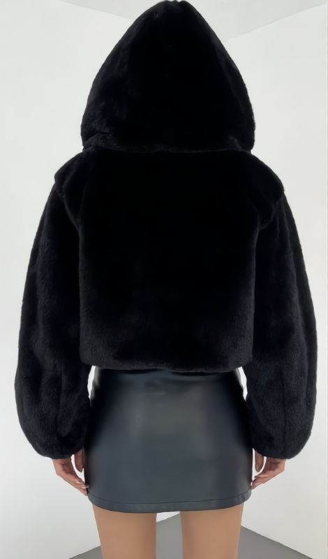 Midnight Rocker Peluş Ceket