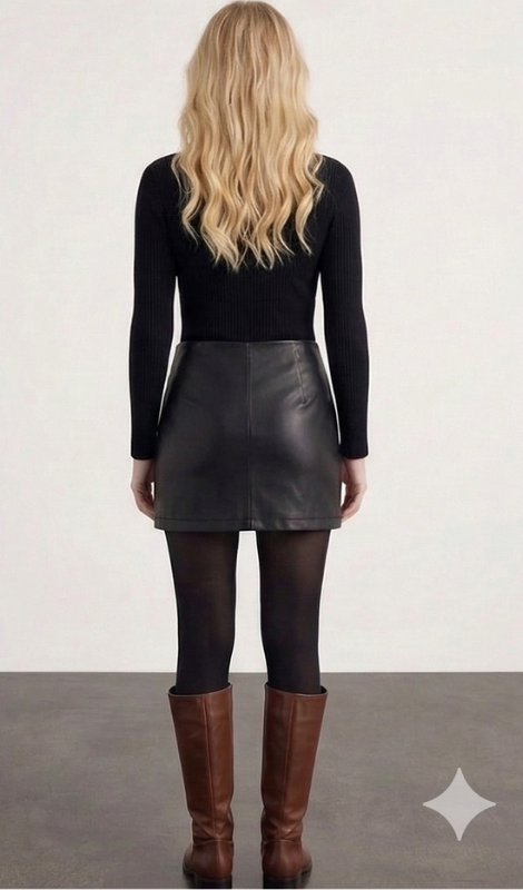 Midnight Rock Bağlama Detaylı Etek