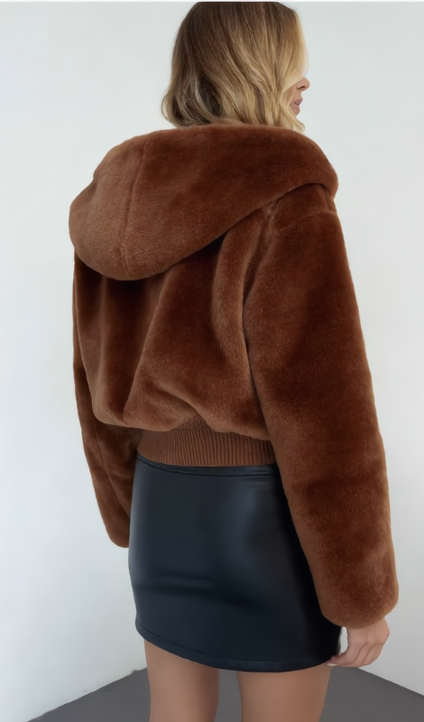 Midnight Rocker Peluş Ceket