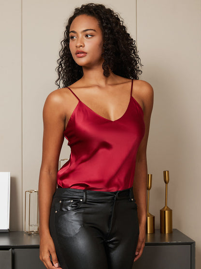 Rosstef 100% Mulberry Silk Spaghetti Strap Camisole