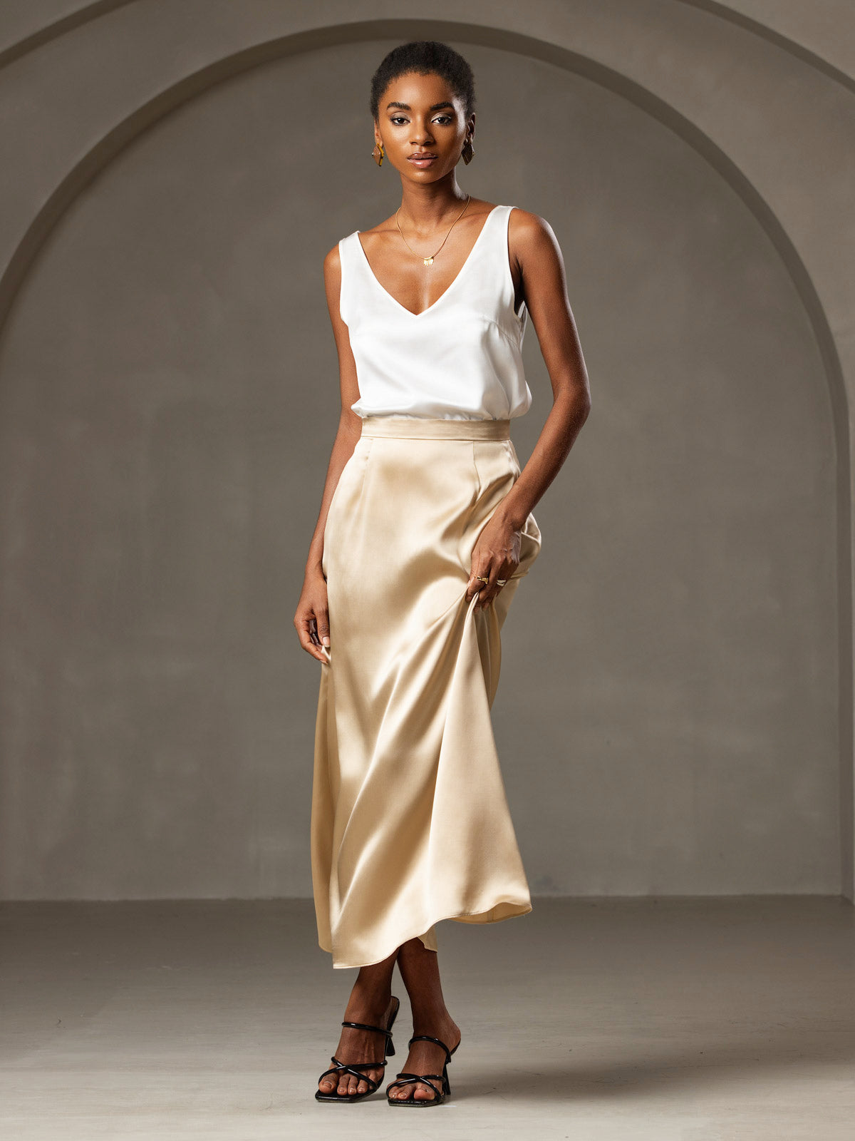 Rosstef Silkless V-Neck Tank Top