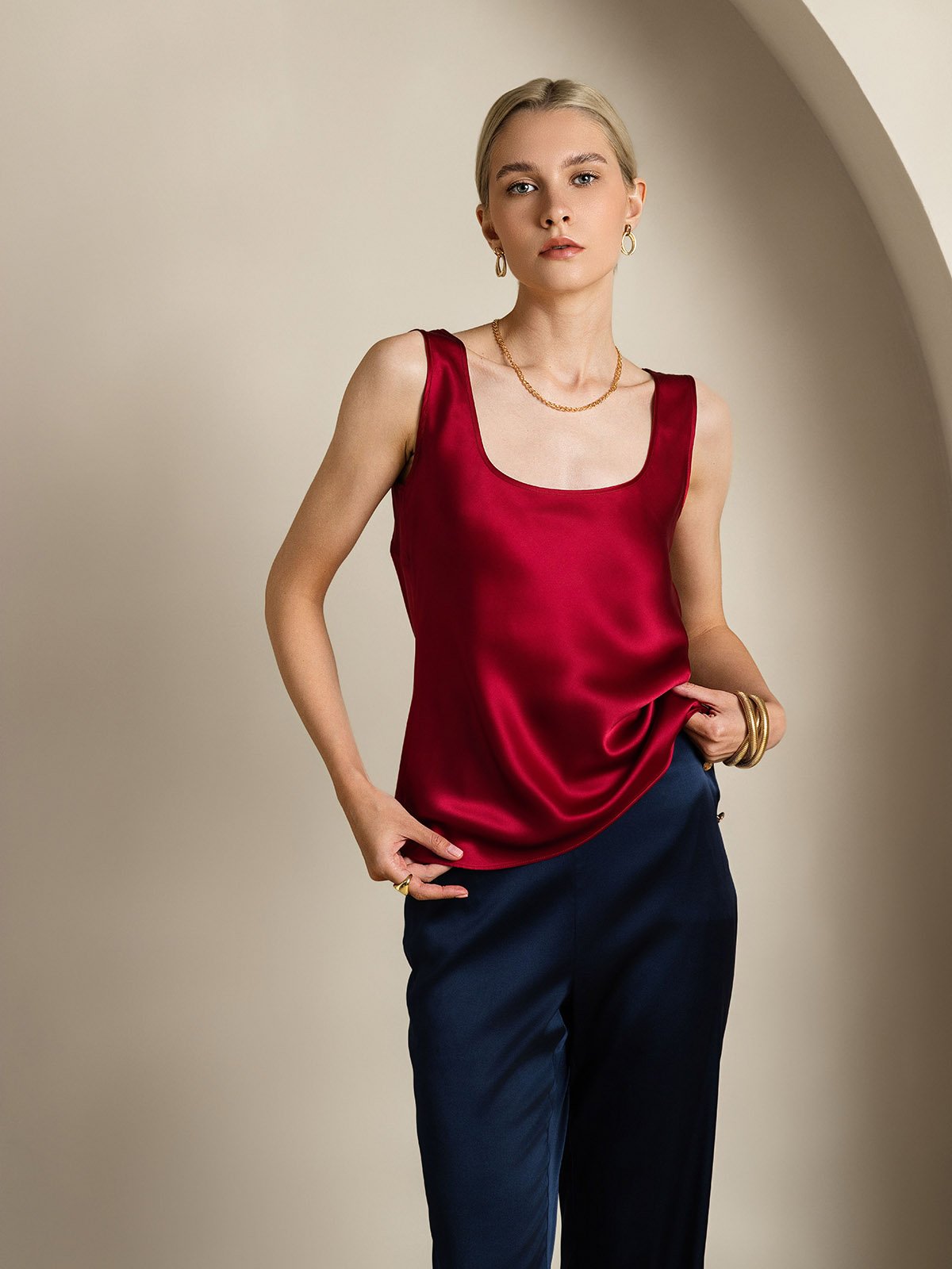 Rosstef Silkless U Neck Kadın Tank Topu