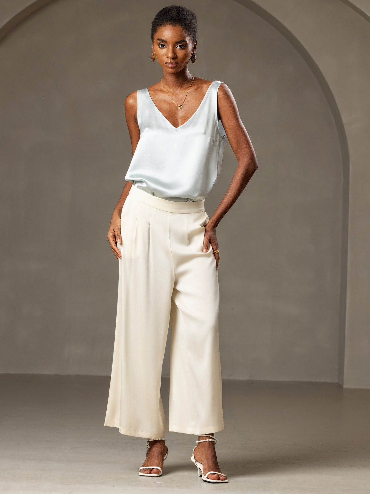 Rosstef Silkless V-Neck Tank Top