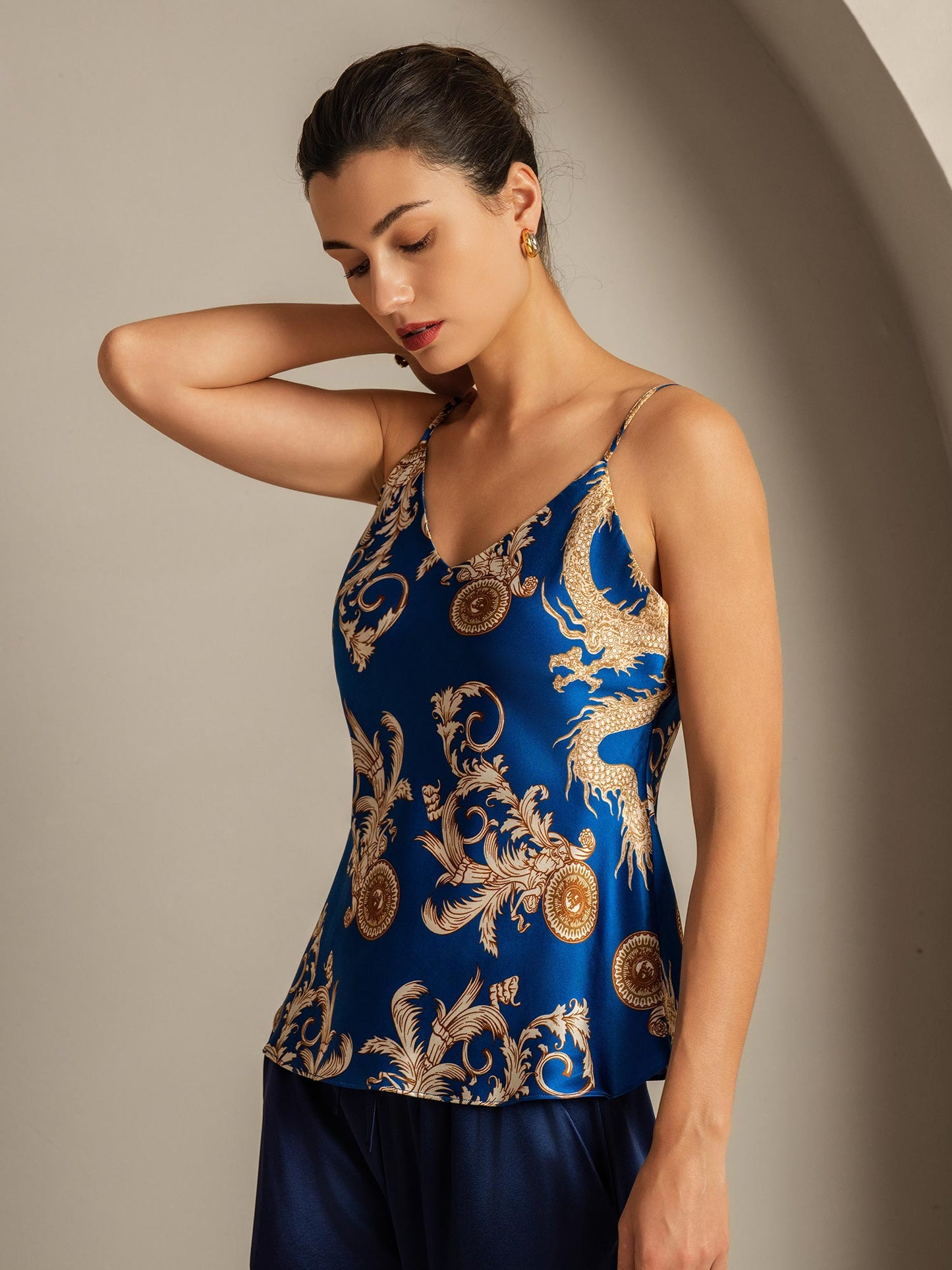 Rosstef Dragon Print Camisoles
