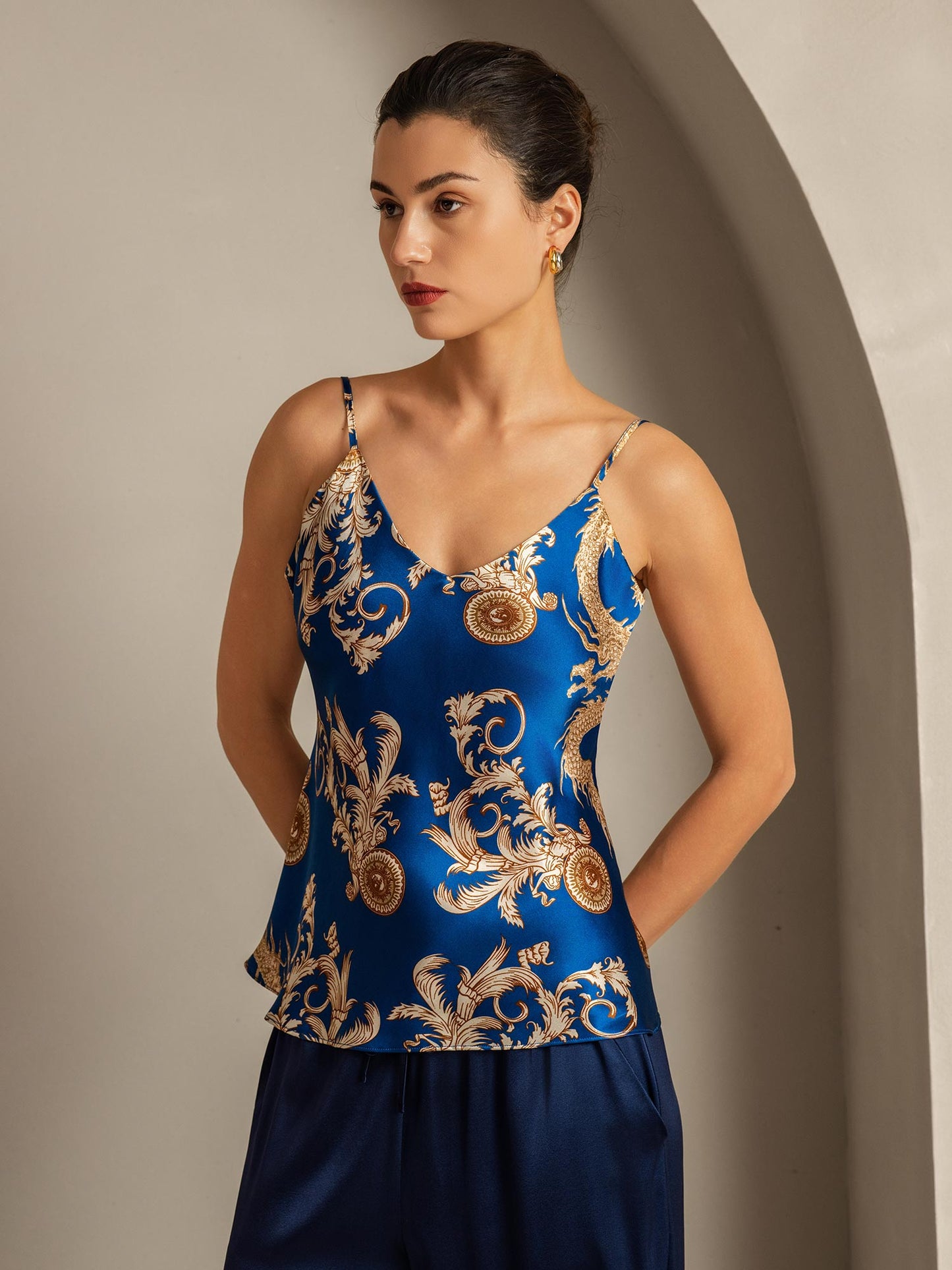 Rosstef Dragon Print Camisoles