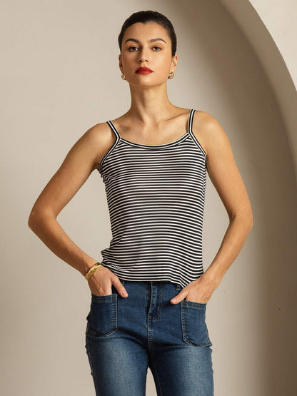 Rosstef Çift Cebeli Süt Kumaş Tank Top