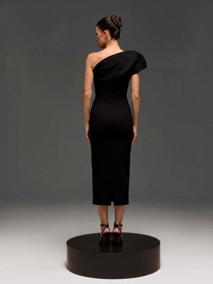 Rosstef Drynex One Shoulder Midi Dress