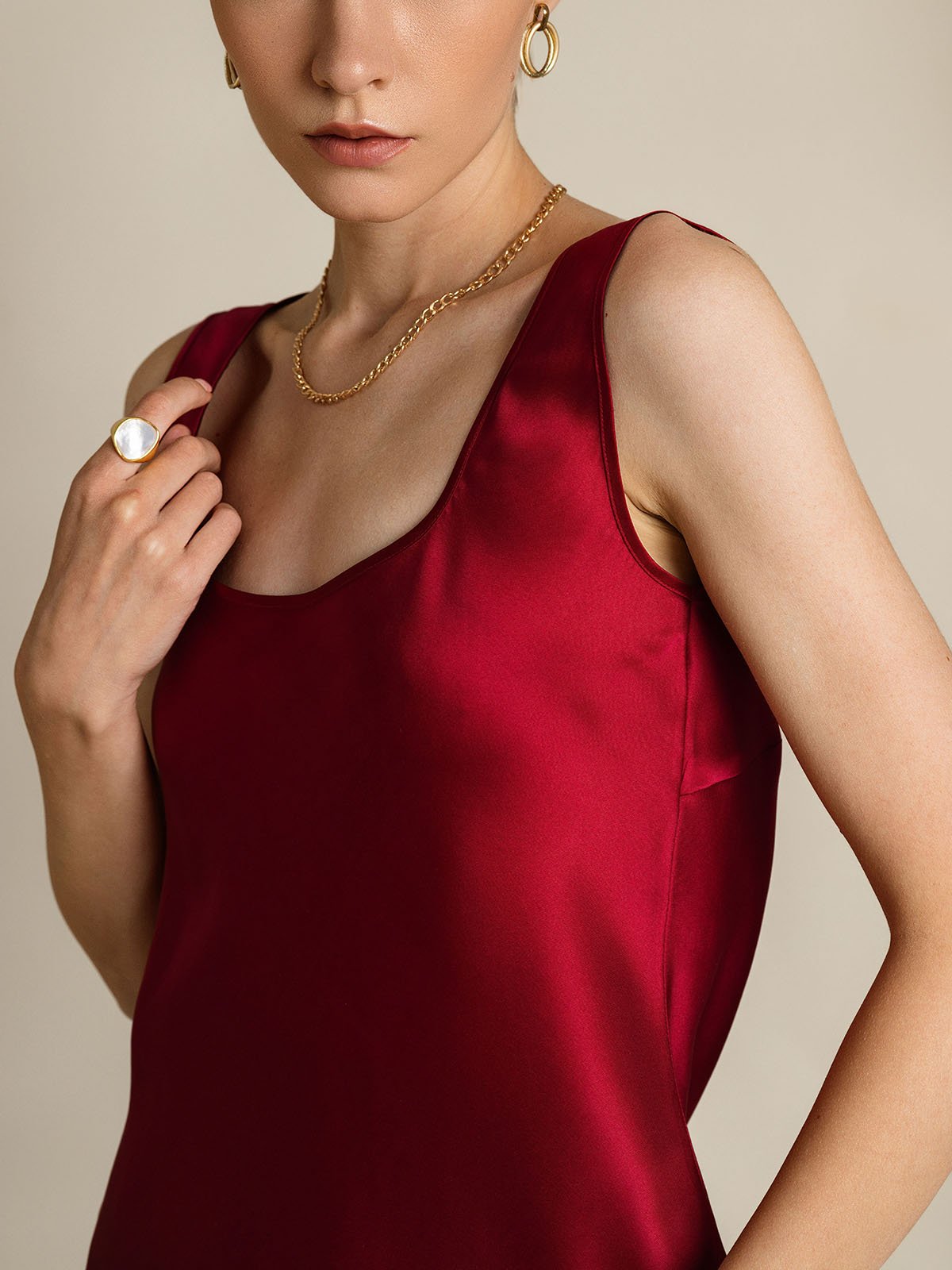 Rosstef Silkless U Neck Kadın Tank Topu