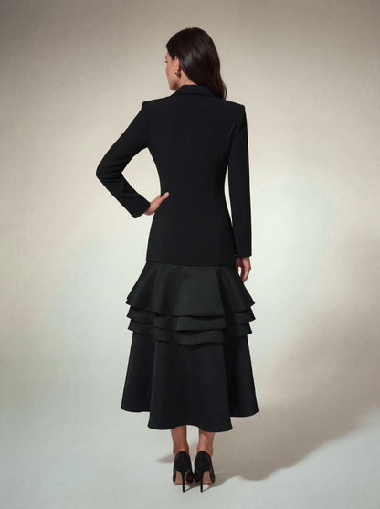 Alucia Long Sleeve Blazer Dress