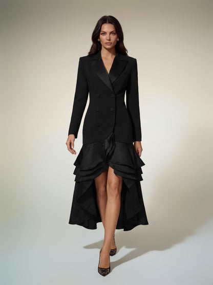 Alucia Long Sleeve Blazer Dress