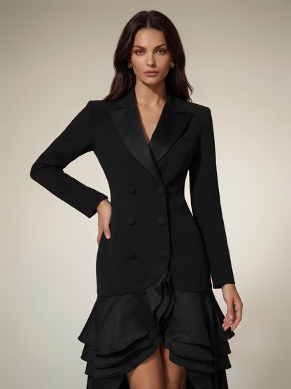 Alucia Long Sleeve Blazer Dress