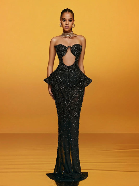 Rosstef Crystal Maxi Gown: Işığı Yakan Kutsal Kombin