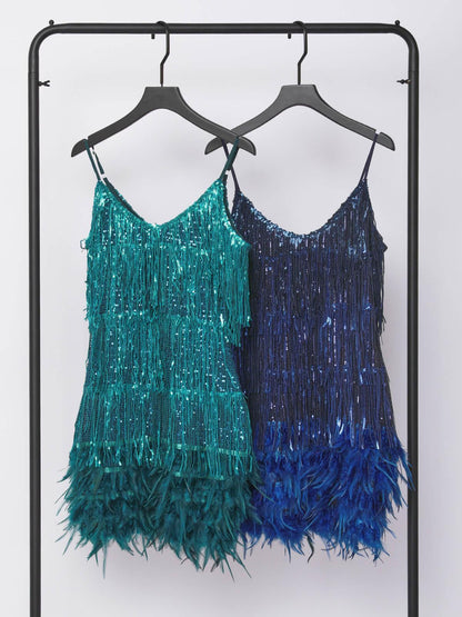 Rosstef Royal Blue Mini Etiketli Mini Dress