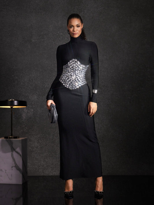 Rosstef Crystal Bandage Gown