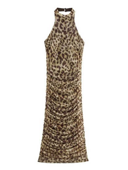 Rosstef Leopardlı Rüçed Mini GİYİM