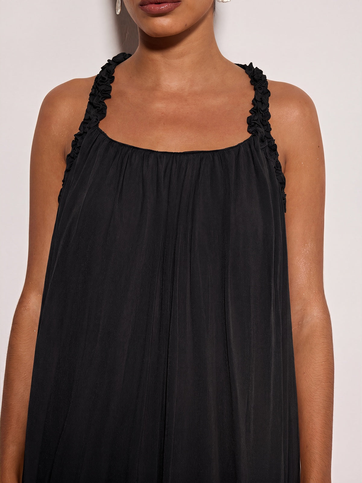 Calvyn Fungus Maxi Dress In Black