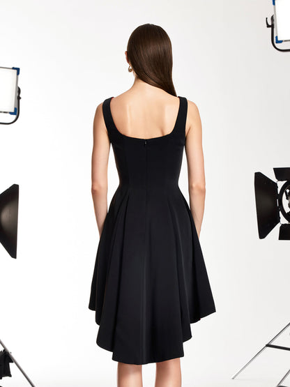 Rosstef Drynex U Neck Flared Mini Dress