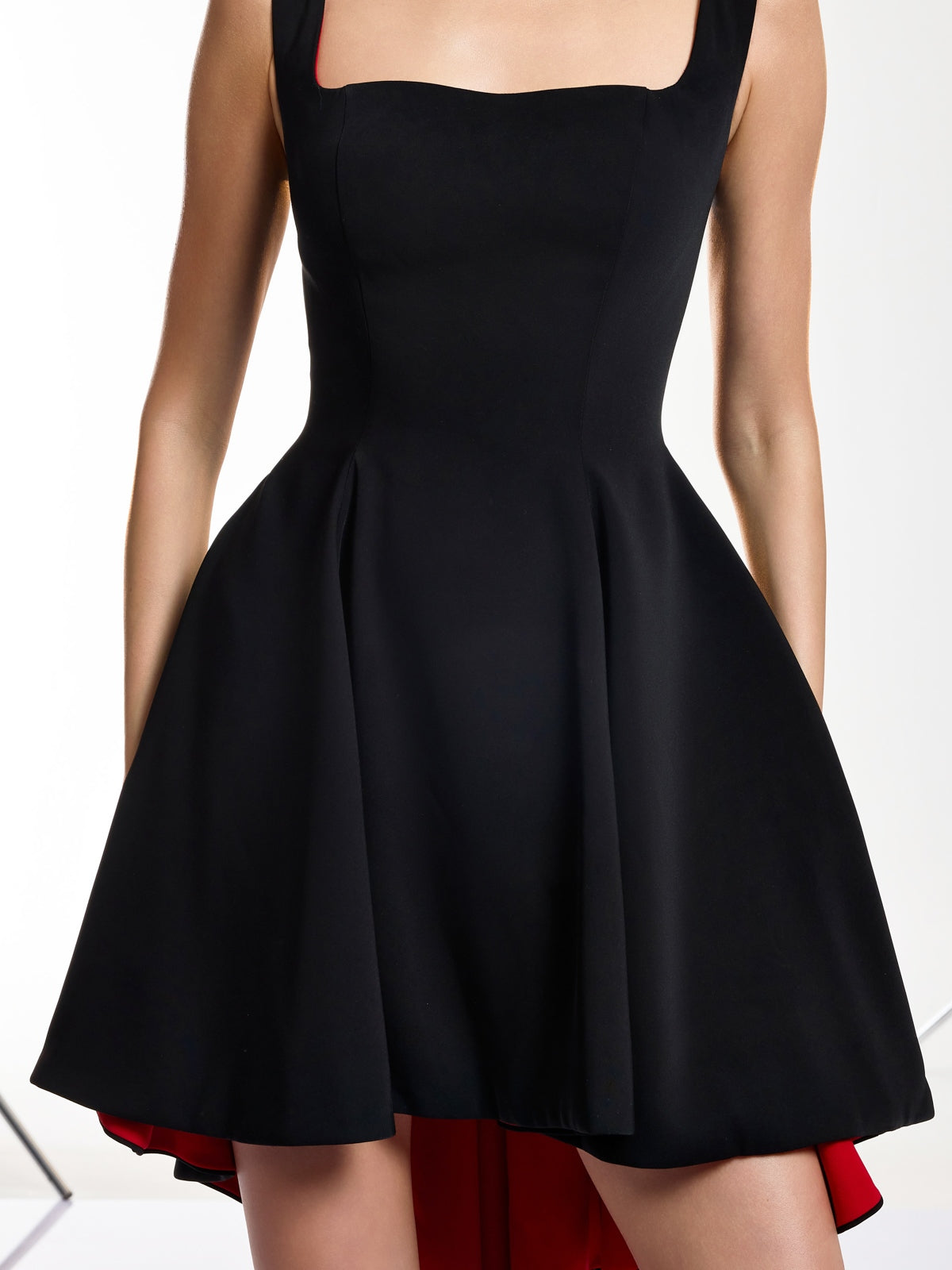 Rosstef Drynex U Neck Flared Mini Dress