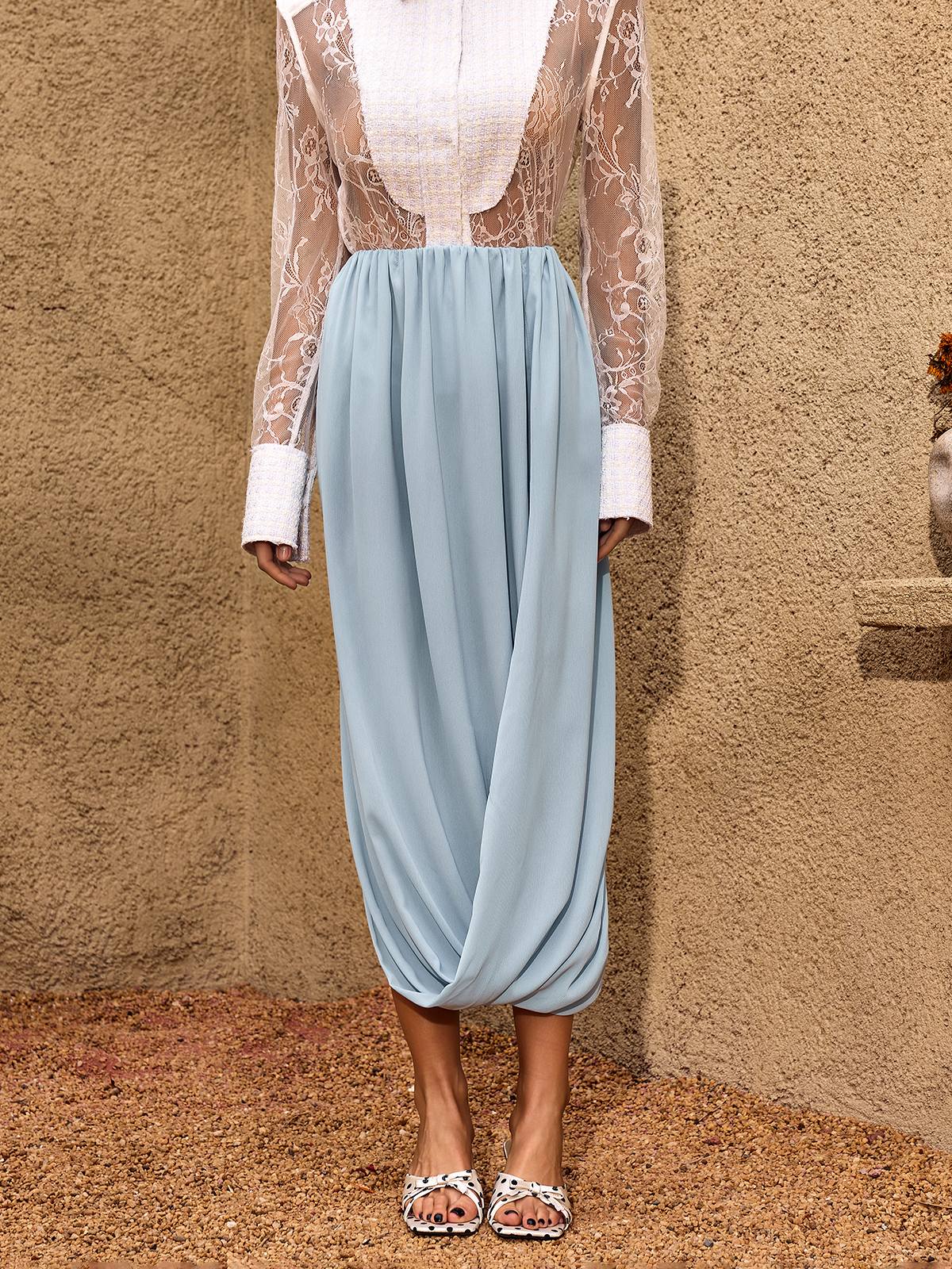 Chastity Draped Skirt