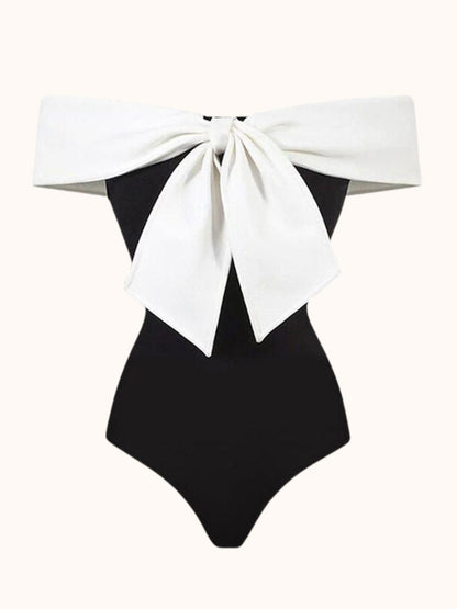 Daisy Off Shoulder Swimwear Two Piece Set