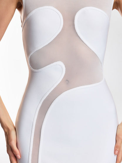 Rosstef Danelle Sleeveless Bandage Midi Dress