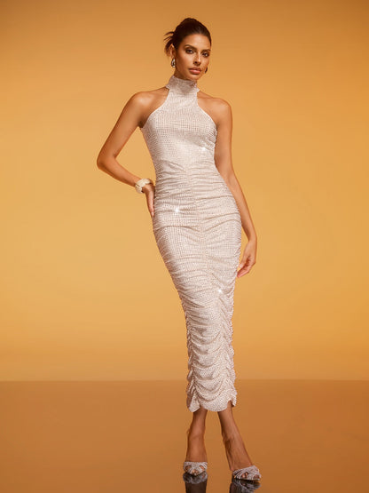 Rosstef Rhinestone Midi Gününlü Giyim