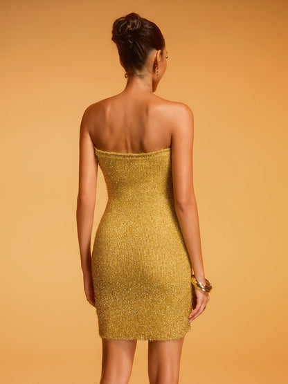Rosstef Glitter Mini Dress