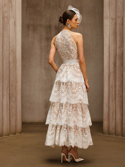 Dory Embroidered Tiered Maxi Dress