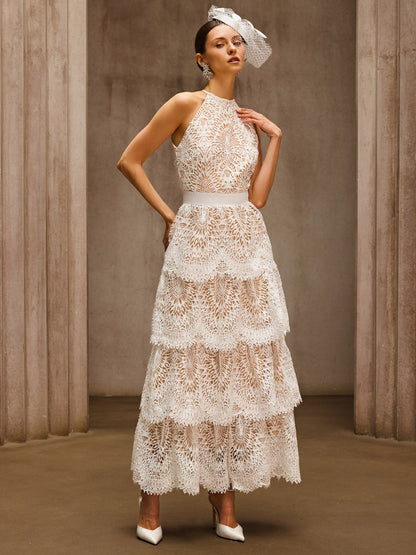 Dory Embroidered Tiered Maxi Dress