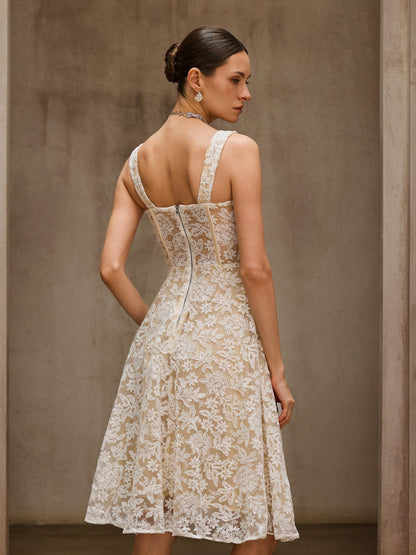 Rosstef Floral Midi Dress