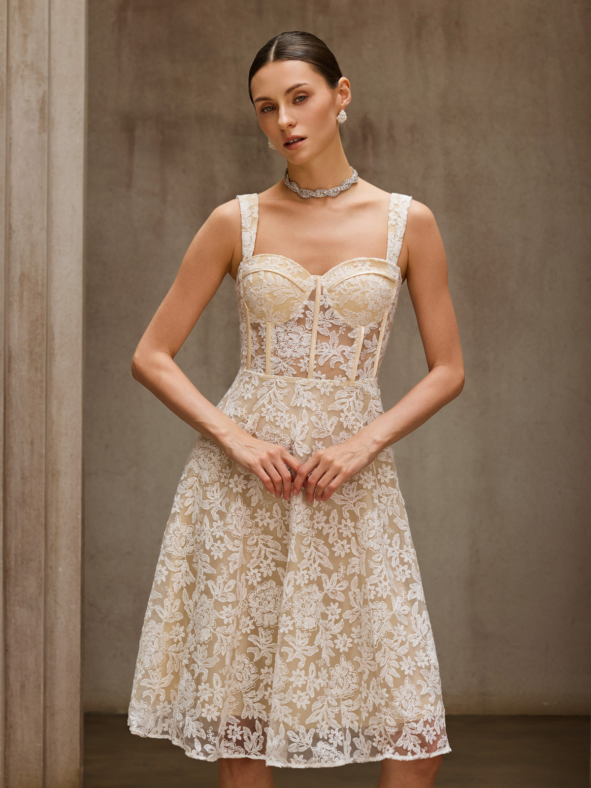 Rosstef Floral Midi Dress