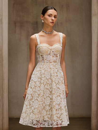 Rosstef Floral Midi Dress