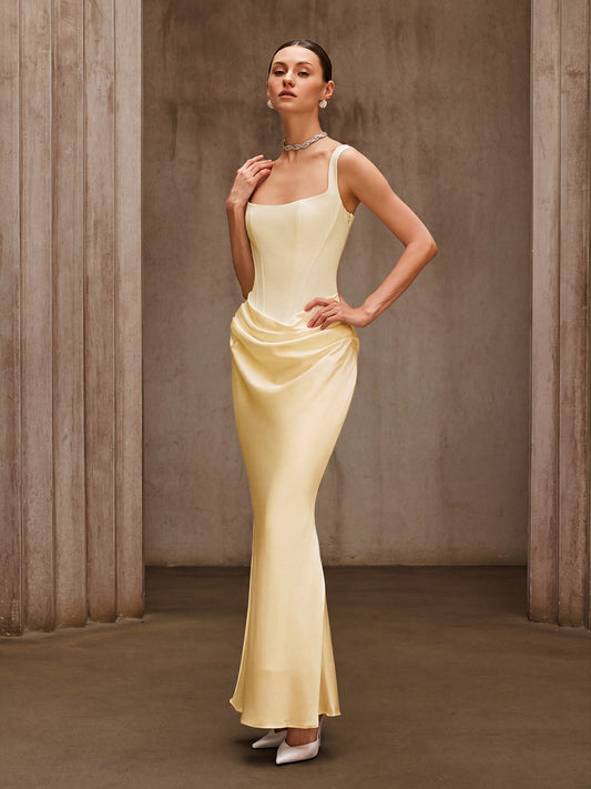 Rosstef Duyen Sleeveless Corset Maxi Dress