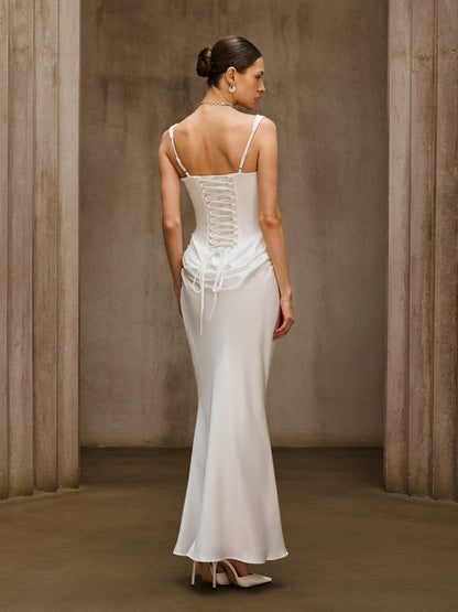 Rosstef Duyen Sleeveless Corset Maxi Dress