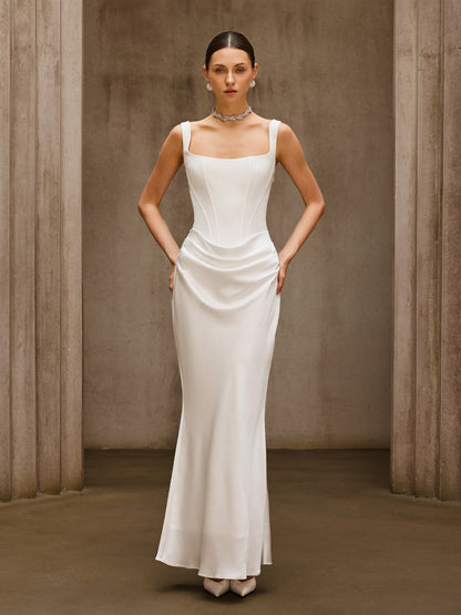 Rosstef Duyen Sleeveless Corset Maxi Dress