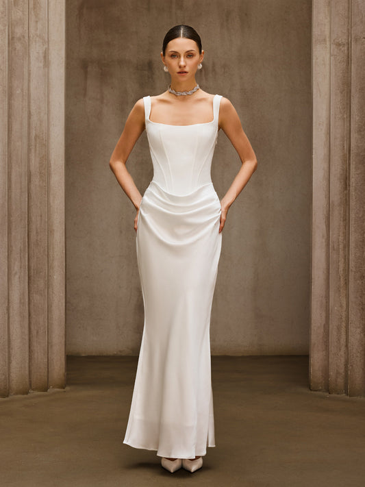 Rosstef Duyen Sleeveless Corset Maxi Dress